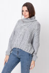 Укороченный вязаный свитер